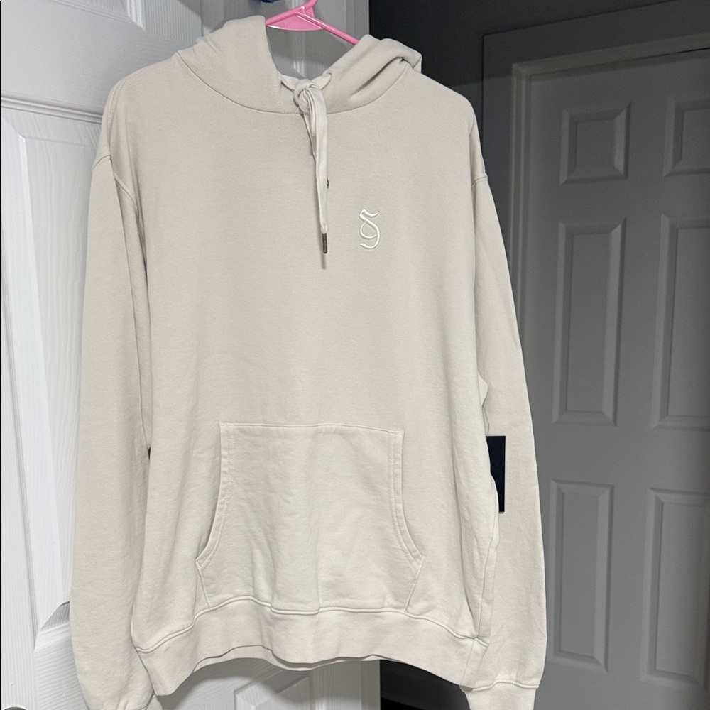 Spiritual Gangster Cream Hoodie Sweater